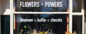 Flowers and Powers, koffiebar Amsterdam West Noord-Holland